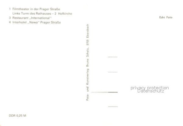 Dresden Filmtheater Prager Straße Rathausturm H – Bild 2