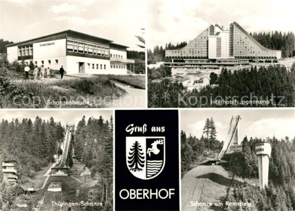 Oberhof Thueringen Schanzenbaude Interhotel Panorama Thüri