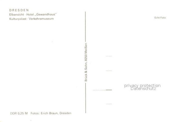 Dresden Elbansicht Hotel Gewandhaus Kulturpalas – Bild 2