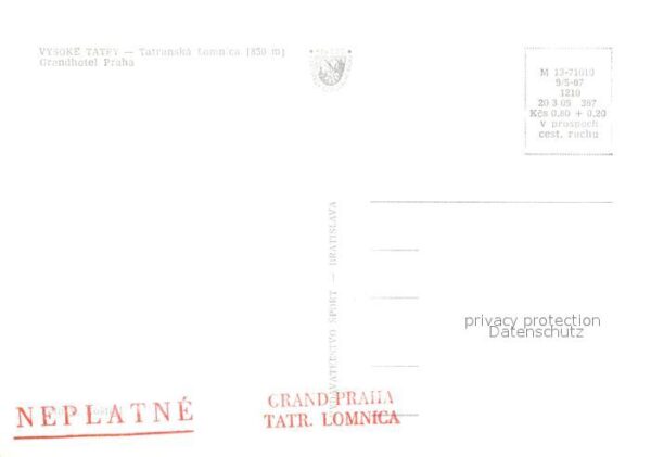 Vysoke Tatry Grandhotel Praha – Bild 2
