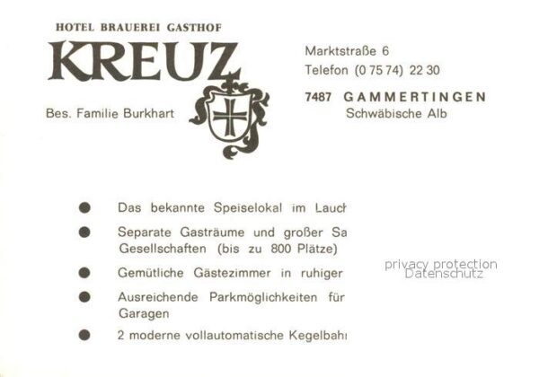 Gammertingen Hotel Kreuz – Bild 2