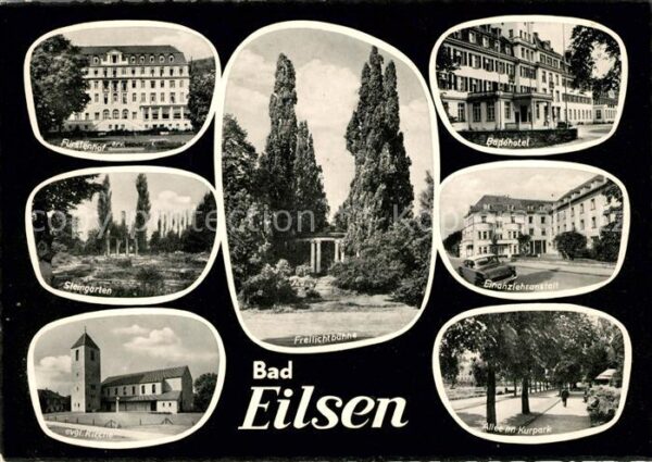 Bad Eilsen Fürstenhof Steingarten Kirche Freilicht
