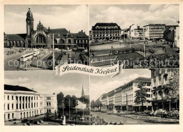Krefeld Hauptbahnhof Bahnhofsvorplatz Rathaus O