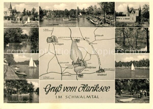 Hariksee Schwalmtal Insel Schlösschen Seeterrasse Forelleng