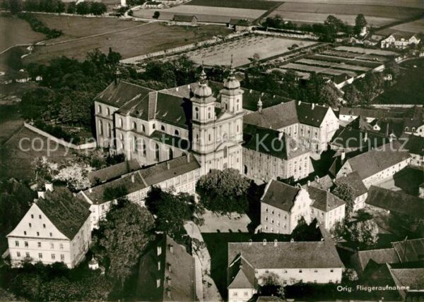 Waldsassen Fliegeraufnahme Kirche Kloster