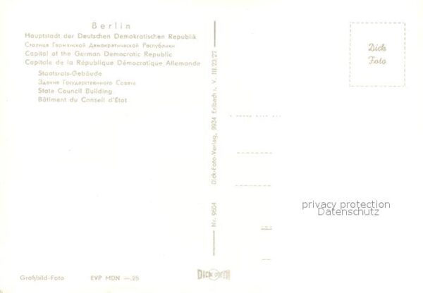 Berlin Staatsrats Gebäude – Bild 2