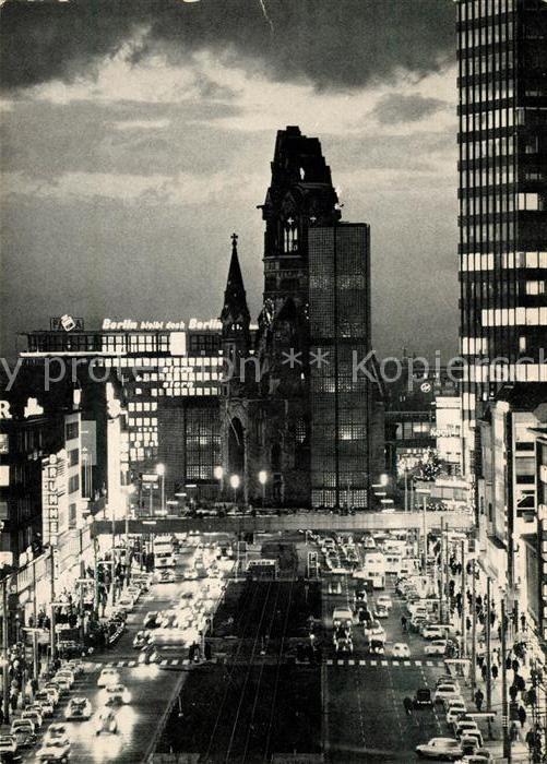 Charlottenburg Gedächtniskirche Tauentzienstraße Europ
