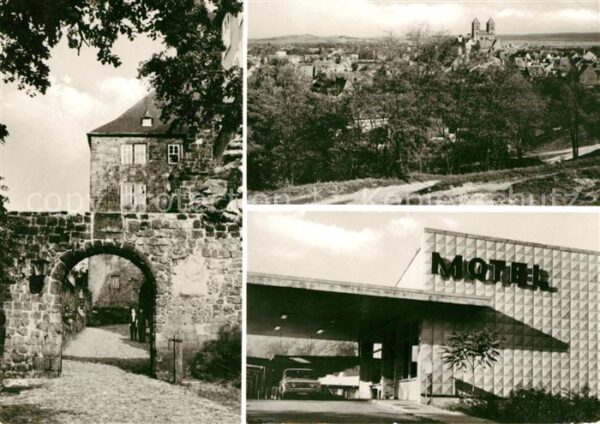 Quedlinburg Aufgang zum Schloss Motel