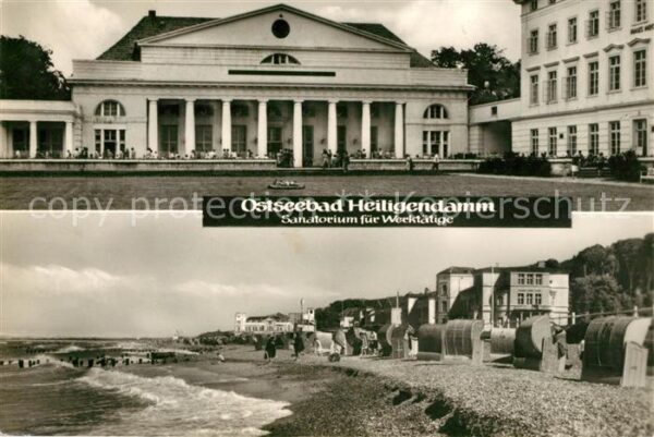 Heiligendamm Ostseebad Sanatorium für Werktätige Strand