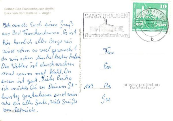 Bad Frankenhausen Anger Panorama – Bild 2