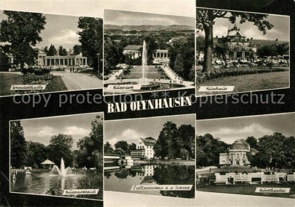 Bad Oeynhausen Wandelhalle Kurhaus Kurpark Kurparkteic
