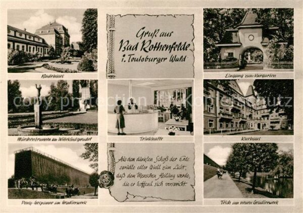 Bad Rothenfelde Badehaus Ponygespanne Gradierwerk Trink