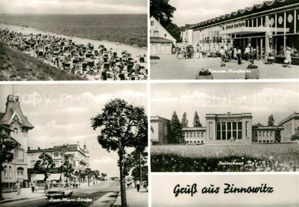 Zinnowitz Ostseebad Konsum Kaufhalle Karl Marx Straße Kultu