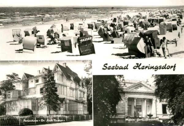 Heringsdorf Ostseebad Usedom Strand Ferienheim Kurt Fischer Maxim Go