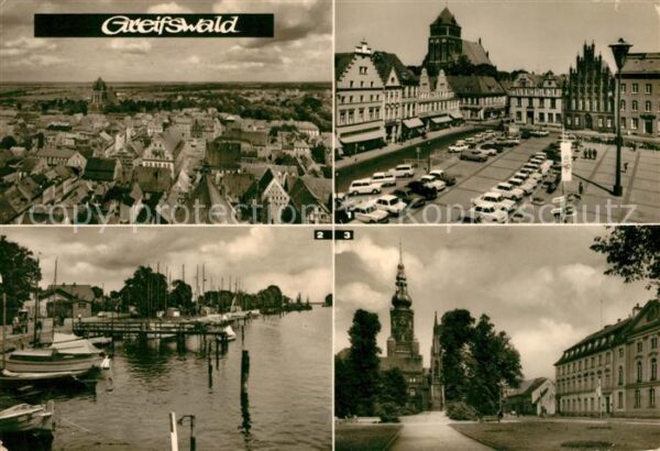Greifswald Platz der Freundschaft Hafen Rubenow Pl