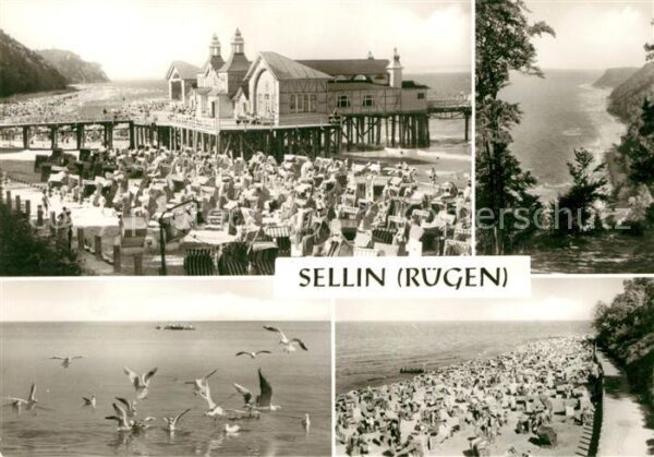 Sellin Ruegen Seebrücke Badestrand