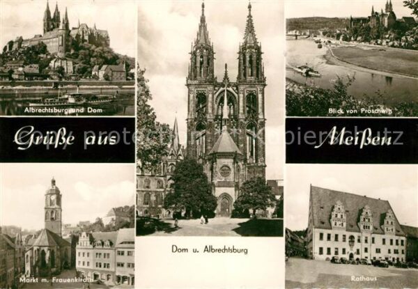 Meissen Elbe Sachsen Dom Albrechtsburg Markt Frauenkirche Ra