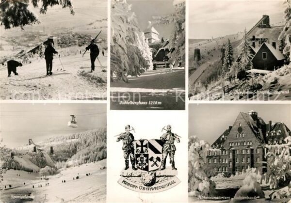 Oberwiesenthal Erzgebirge Sportgelände Fichtelberghaus Höhensanat