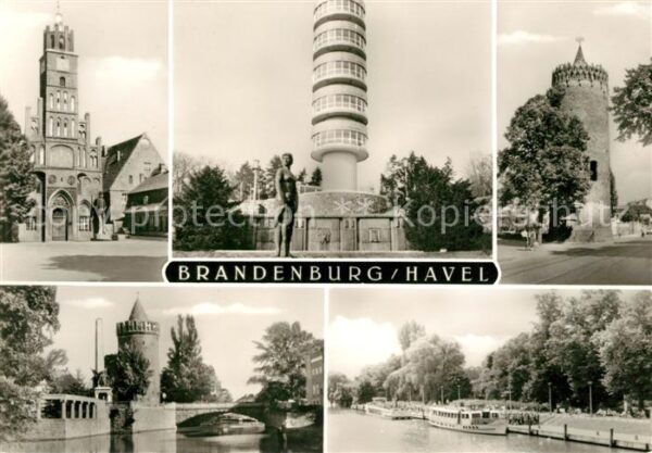 Brandenburg Havel Rathaus Friedenswacht Plauer Torturm So