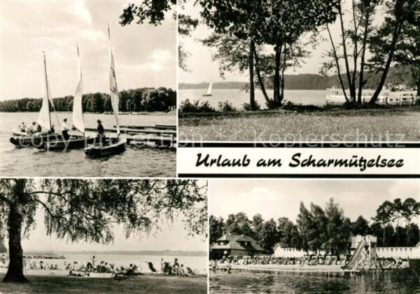 Scharmuetzelsee Strand Panorama
