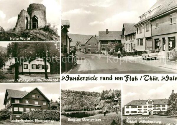 Floh-Seligenthal Hohe Warte Waldgaststätte Maßkopf Bergs