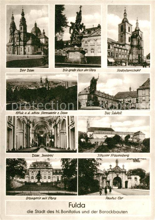 Fulda Dom Stadtpfarrkirche Schloss Kloster Fr