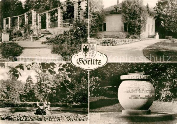 Goerlitz Sachsen Stadtpark Rosenterrasse Parkhäuschen Ki