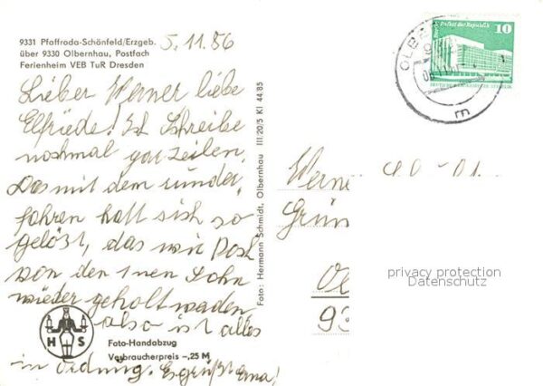 Pfaffroda Ferienheim Winter – Bild 2
