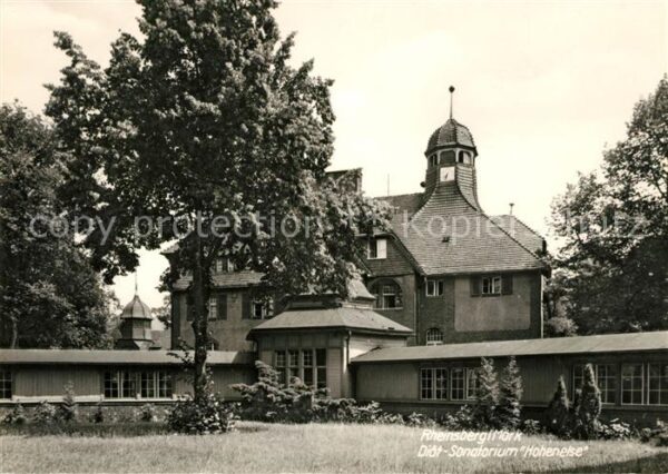 Rheinsberg Diät Sanatorium Hohenelse
