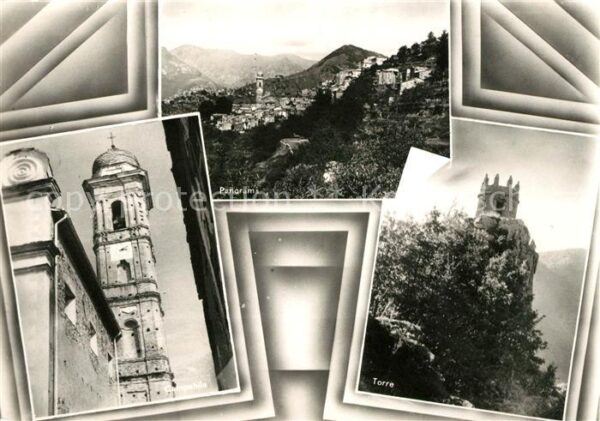 Imperia Andagna Torre Kirche Panorama