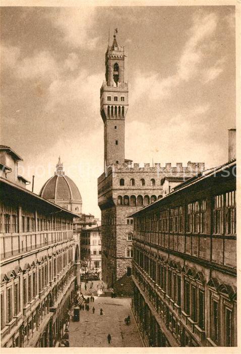 Firenze Florenz Portico degli Uffizi