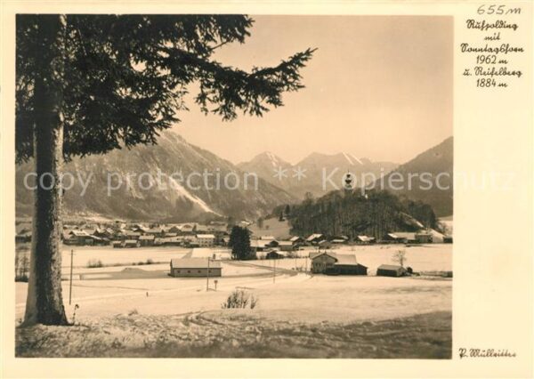 Ruhpolding Winter Panorama
