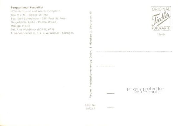 Kandel Breisgau Fliegeraufnahme Kandelhof – Bild 2