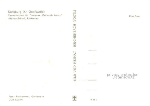Karlsburg Greifswald Zentralinstitut Barock Schloss – Bild 2