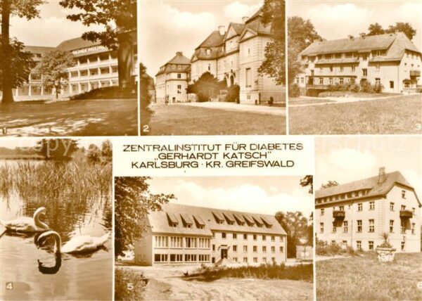 Karlsburg Greifswald Zentralinstitut Diabetes Klinik Barock