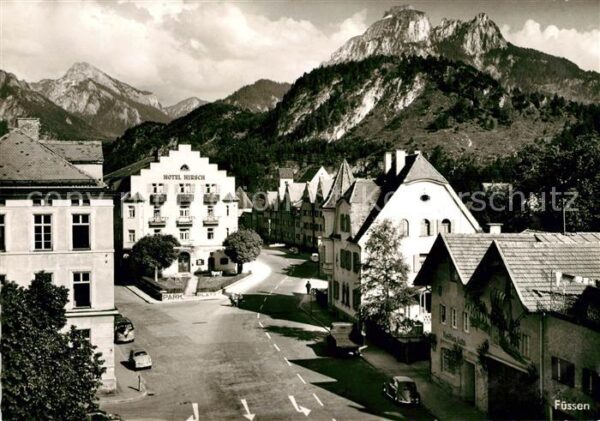 Fuessen Allgaeu Schulhausplatz Sebastianstraße