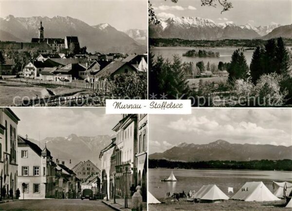Murnau Staffelsee Zeltplatz Stadtansichten