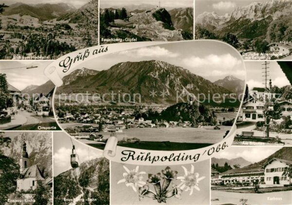 Ruhpolding Hochfelln Deutsche Alpenstraße Brunnen