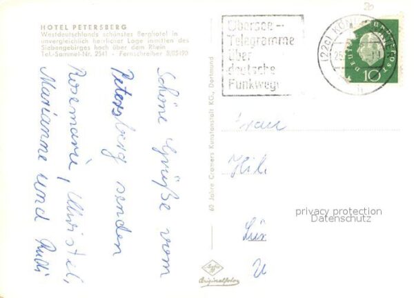 Petersberg Koenigswinter Fliegeraufnahme Hotel – Bild 2