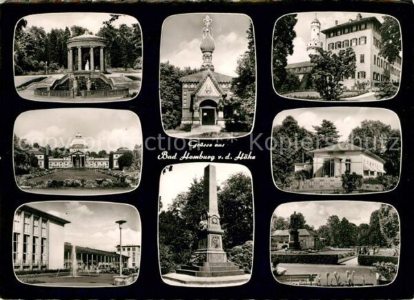 Bad Homburg Wandelhalle Dekmal Bahnhof Kurpark