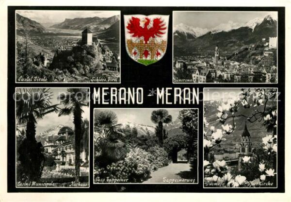 Merano Meran Castel Tirole Panorama Pass Tappeiner P