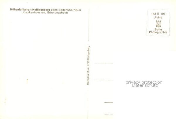 Heiligenberg Baden Krankenhaus Erholungsheim – Bild 2