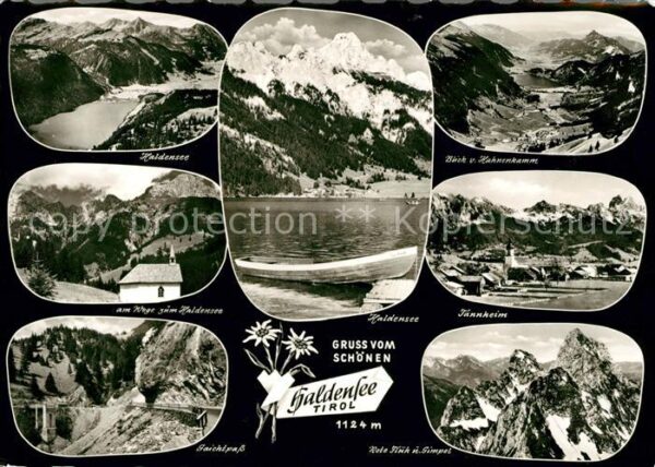 Haldensee Gaichtpass Tannheim Panorama