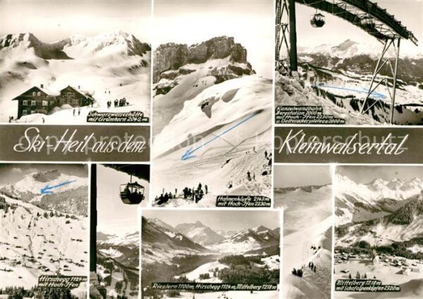 Kleinwalsertal Schwarzwasserhütte Grünhorn Kanzelwandb
