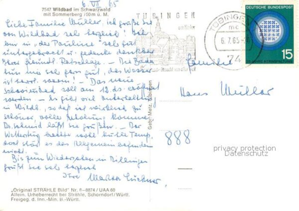 Wildbad Schwarzwald Fliegeraufnahme – Bild 2