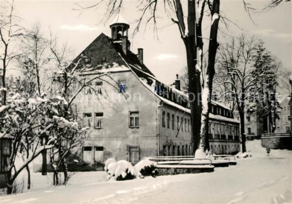 Wolkenstein Erzgebirge Sanatorium Winter