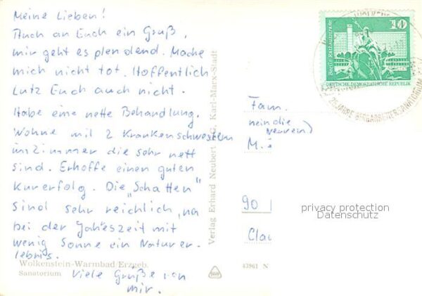Wolkenstein Erzgebirge Sanatorium Winter – Bild 2