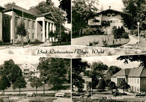 Bad Liebenstein Klubhaus I und II Kurhaus Badehaus Brun