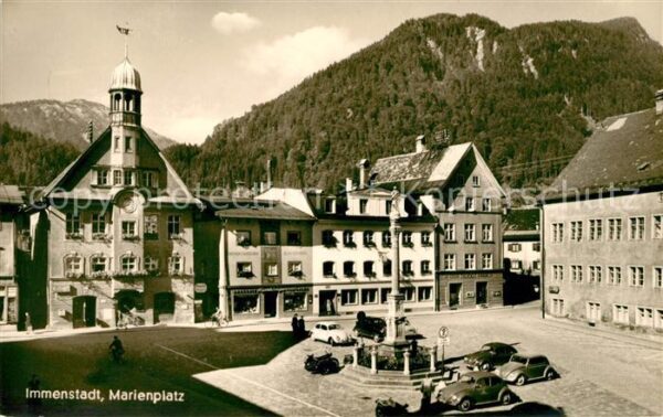 Immenstadt Allgaeu Marienplatz Steineberg