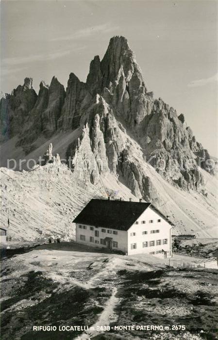 Belluno Monte Paterno Rifugio Locatelli